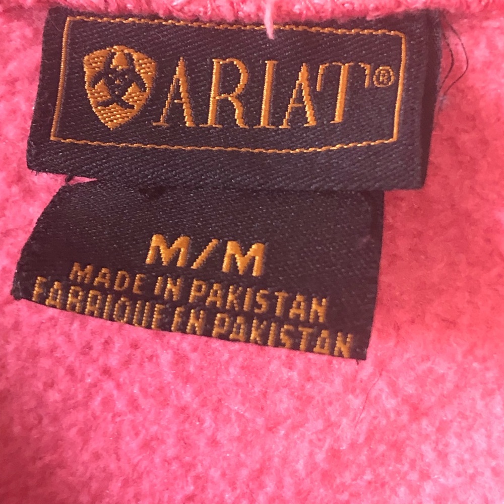 Ariat Med Sweatshirt Pullover Coral Equine Horse - Picture 3 of 6